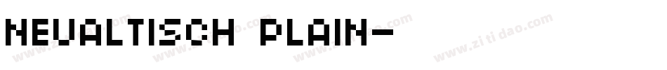 NeuAltisch Plain字体转换